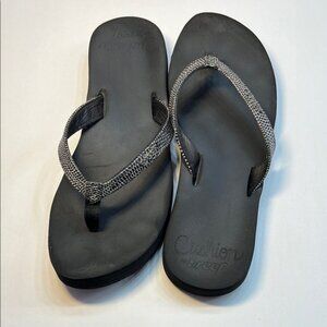 Women's Black Flip Flops
